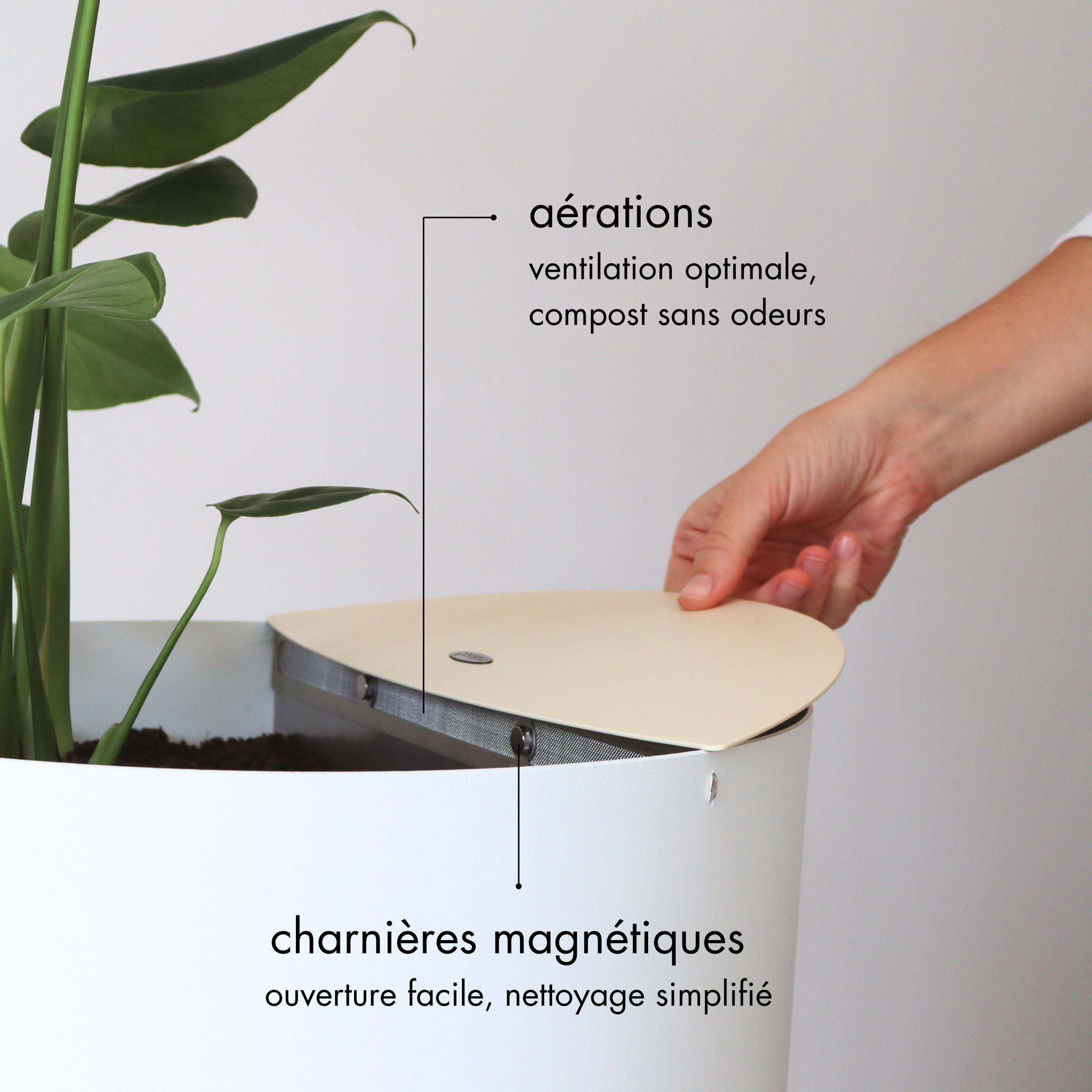 Composteur d'intérieur Melo 20L